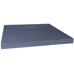 E-Lite Gray Plastic Pad, 38 x 42 x 3"