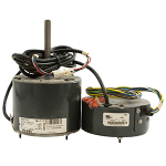 Condenser Fan Motor, 1/2 hp, 850/1100 rpm, 2-Speed, CW, 240V