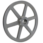 1 Groove Fixed Sheave, 1.1875" Bore, AK94