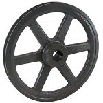 1 Groove Fixed Sheave, 1" Bore, BK105