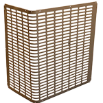 Coil Guard Panel, D-Base, 35", Champagne, RH