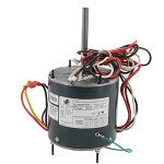 Condenser Fan Motor, 1/2-1/5 hp, 1075 rpm, 2-Speed, Rev, 208/230V