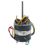 Condenser Fan Motor, 1/2 hp, 1075 rpm, 1-Speed, Reversible, 208/230V